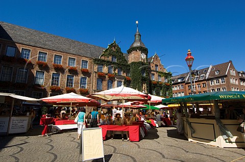 Wine tasting festival Marketplace Altstadt Dusseldorf