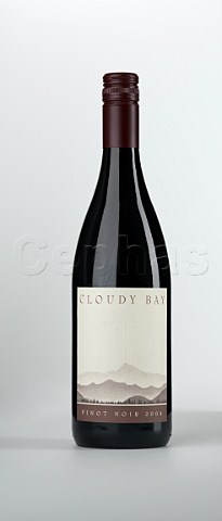 Bottle of Cloudy Bay Pinot Noir 2004
