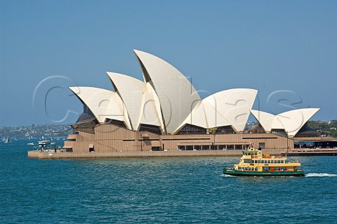 Sydney Opera House and ferry New South Wales Australia