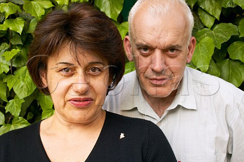Kallie Papantonis and her brother Antonis of Papantonis Winery Argos Greece Peloponnese