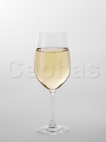 White wine in a Riedel glass