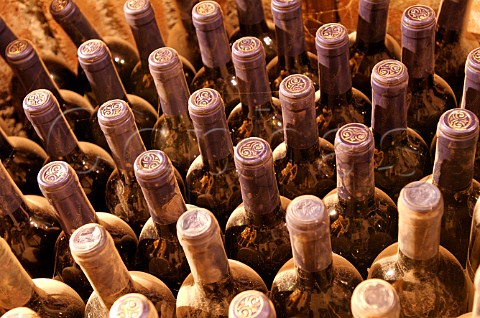 Vintage wine bottles Viu Manent winery Colchagua Chile