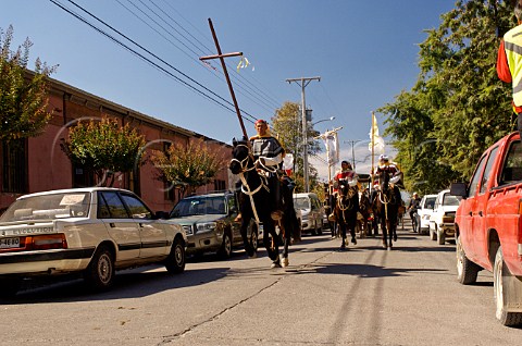 Horses in the Quasimodo Festival Peralillo Colchagua Valley Chile