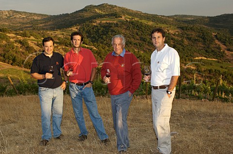 Board of directors in vineyards of Luis Felipe Edwards Colchagua Valley Chile