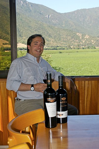 Cristobal Ossa managing director of Via La Rosa Cachapoal Valley Chile Rapel