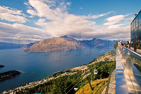 View over Queenstown South Island New Zealand