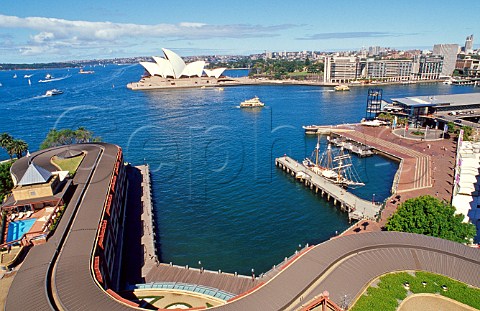 Circular Quay and Opera House Sydney New South Wales Australia