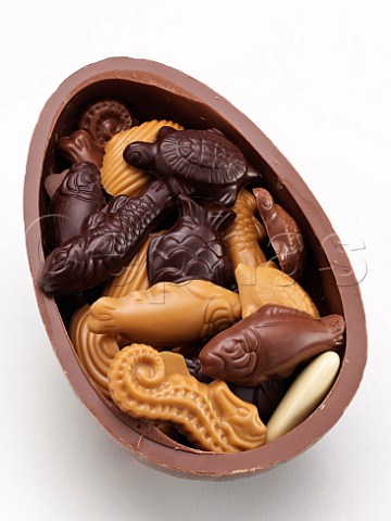 French chocolate egg