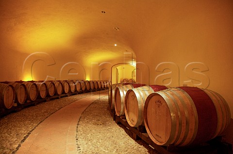 Oak Barrels at Ruffinos Poggio Casciano Estate Tuscany Italy Chianti Colli Fiorentini