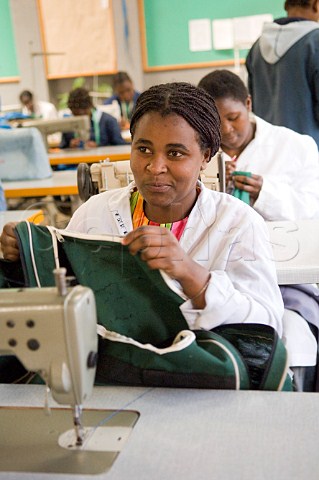 Needlework students at training centre Nairobi Kenya