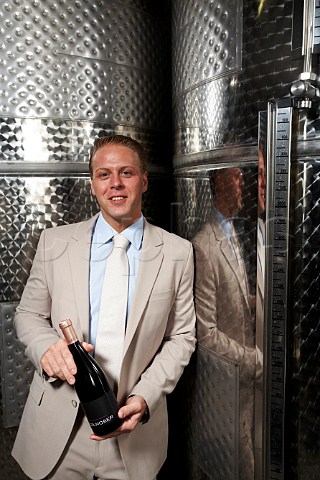 Michael Edlmoser winemaker and member of the WienWein group Mauer Vienna Austria Vienna