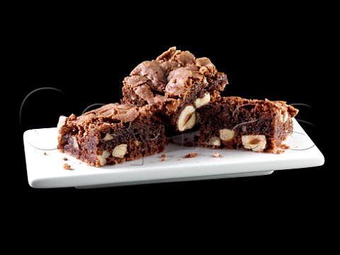 American chocolate and nut brownies