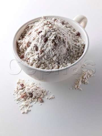 Cup of granary flour