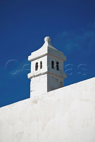 White tower in Favignana Favignana Island Sicily Italy