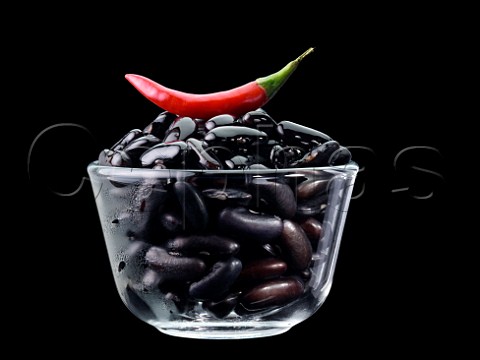 Black beans and chilli
