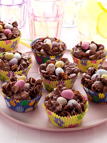 Chocolate Easter nests