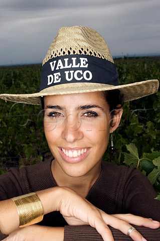 Maria Victoria Niven tour guide at Bodegas Salentein and El Portillo  Uco Valley Mendoza Argentina