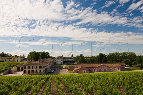 Chteau LafiteRothschild and the entrance to its chais Pauillac Gironde France Pauillac  Bordeaux