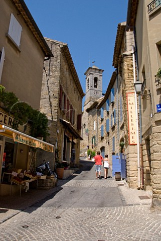 Street in ChteauneufduPape Vaucluse France