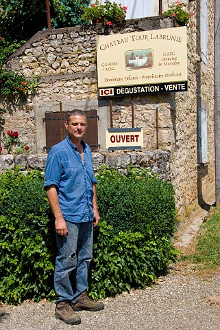 Dominique Delcros at Chteau Tour Labrunie Parnac Lot France Cahors