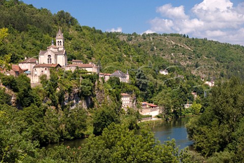 Village of Albas on the River Lot Lot France