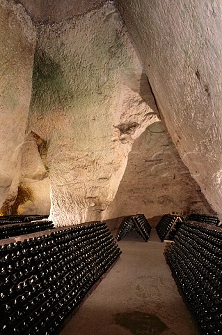 Pupitres in crayre 4thcentury GalloRoman chalk quarry of Champagne Taittinger Reims Marne France