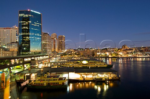 Circular Quay ferry terminal Sydney Harbour New South Wales Australia