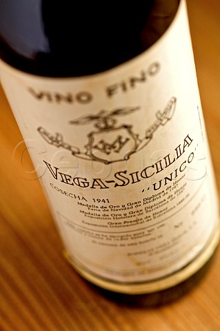 Bottle of Vega Sicilia Unico 1941 Valbuena de Duero Castilla y Len Spain Ribera del Duero