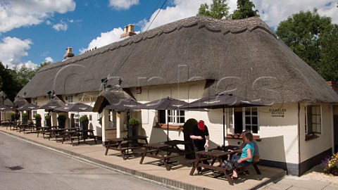 The 12th Century John Barleycorn pub in the New Forest Cadnam Hampshire