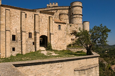 Chteau built by the Counts of Orange in the 14th Century Gigondas Vaucluse France