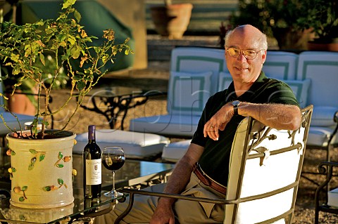 John S Dyson owner of Villa Pillo winery Gambassi Terme Tuscany Italy Chianti Putto