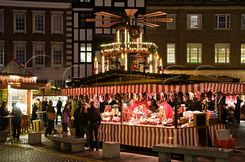 German Christmas market in KingstonuponThames Surrey England