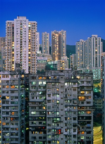 High rise housing in Causway Bay Hong Kong