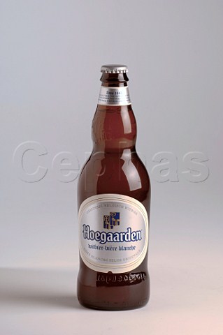 750ml bottle of Hoegaarden witbier Belgian beer