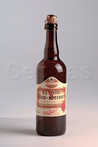 750ml bottle of La Vieille BonSecours Ambre Belgian beer