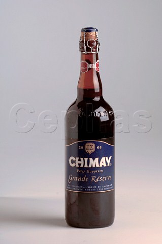 750ml bottle of Chimay Grand Rserve Belgian beer