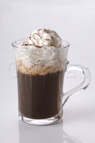 Coffee with whipped cream