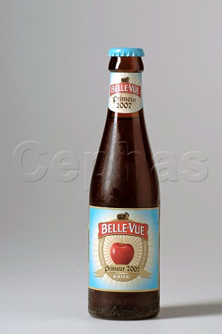 Bottle of Belle vue Primeur 2007 Kriek Belgian beer
