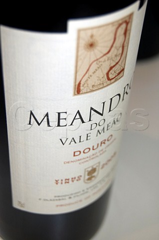 Bottle of Meandro the second wine of Quinta do Vale Meao   Vila Nova de Foz Coa Portugal  Douro