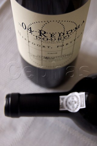 Bottles of Niepoort Redoma Tinto 2004 from Quinta de Npoles Douro Valley Portugal