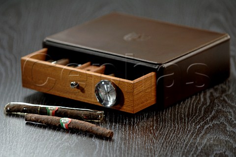 Cigars and humidor