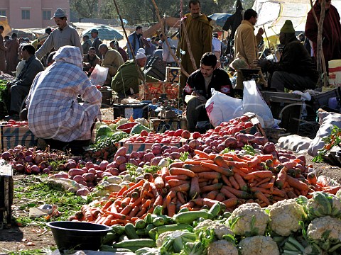 Vegetable market Morocco