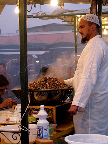 Cooked snails on sale Marrakech Morocco