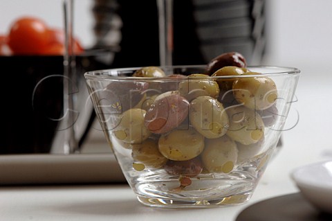 Bowl of olives
