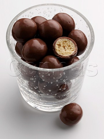 A glass of maltesers