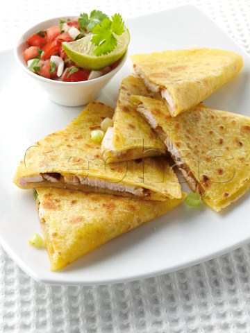 Chicken quesadillas