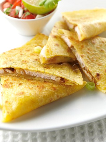 Chicken quesadillas