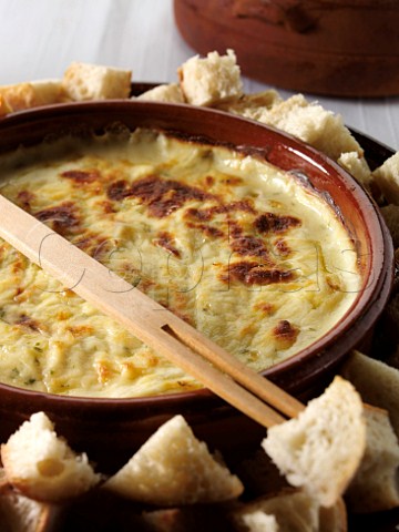 Leek artichoke dip