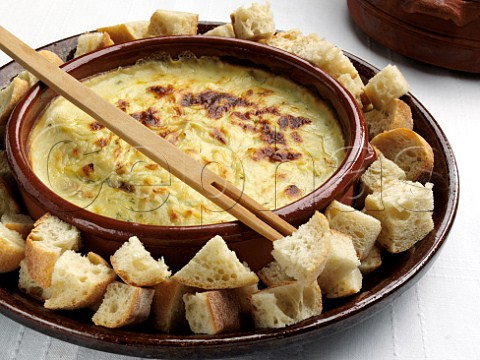 Leek artichoke dip