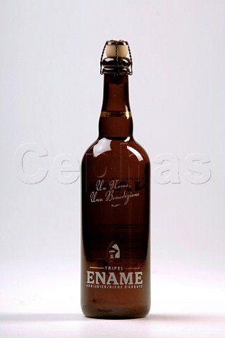 750ml bottle of Ename Tripel Belgian Abbey beer